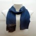 Designer Cotton Plain Women's Stole - Indigo